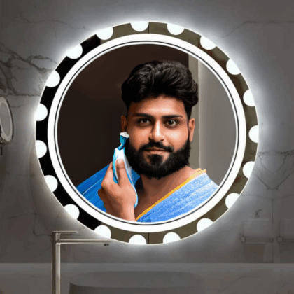 round mirror glovantage lm1006
