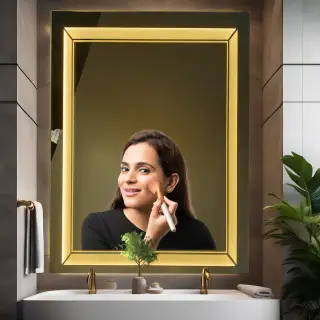 glovantage led light on-mirror