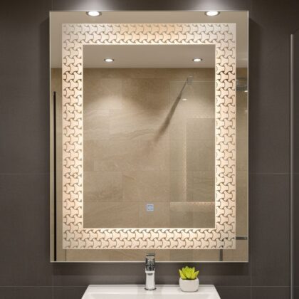 wall mirror with lights LM1026