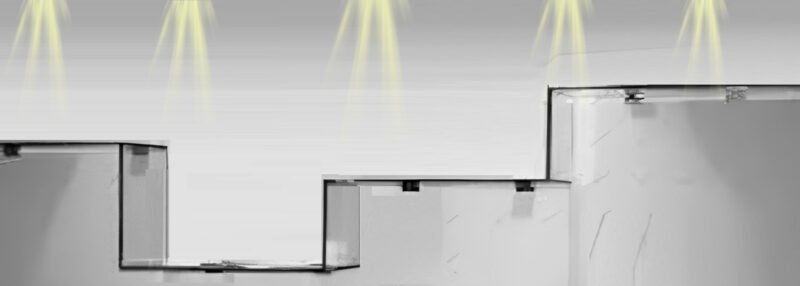 glass shelves