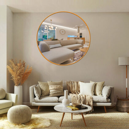 Redesign your home décor with a stunning Gold Frame Wall Mirror